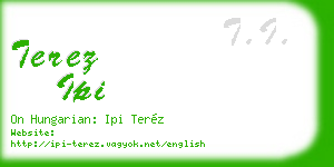 terez ipi business card