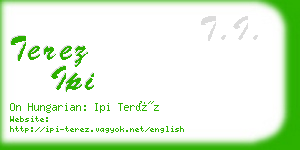 terez ipi business card